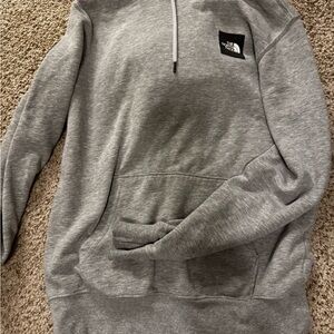 The North Face Heather Gray Half-Zip Sweatshirt